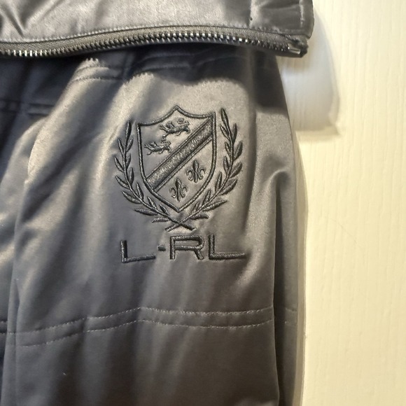 Women's Ralph Lauren Active Black Puffer Type Ski Jacket Coat Sz Medium - Picture 6 of 9